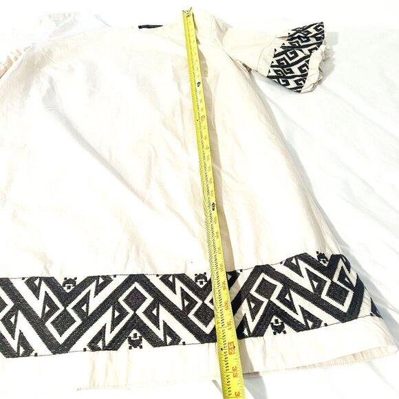 Banana Republic Embroidered-Sleeve Mini Dress, NWOT Medium Petite - Picture 8 of 10